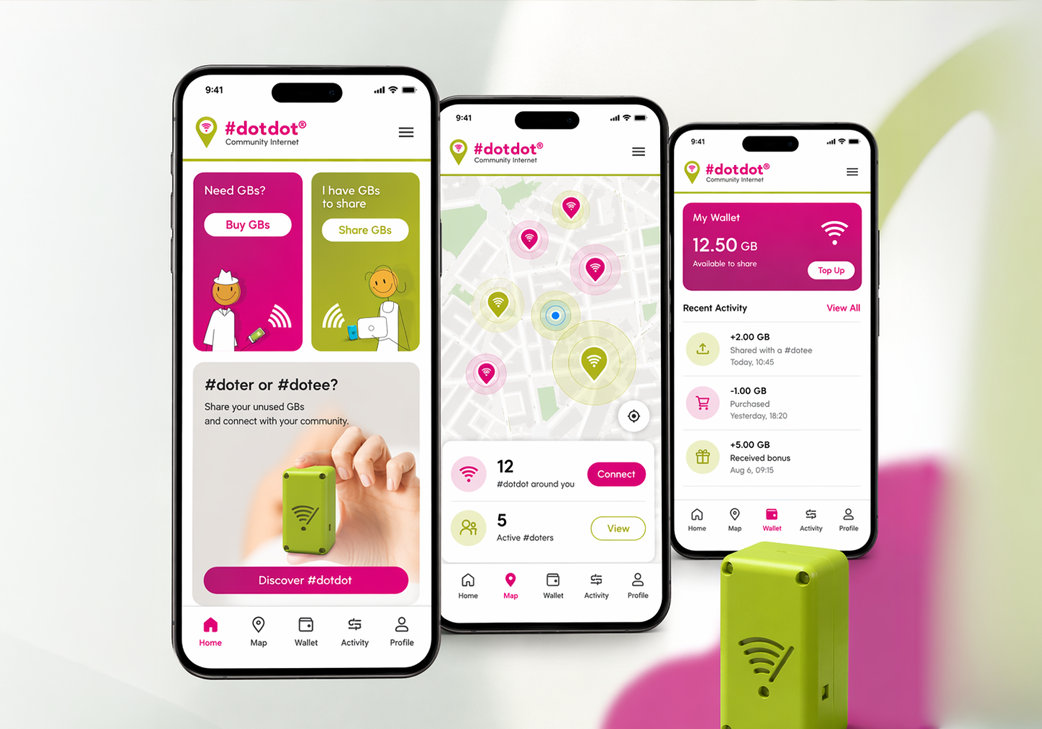 Data Sharing P2P Mobile Application