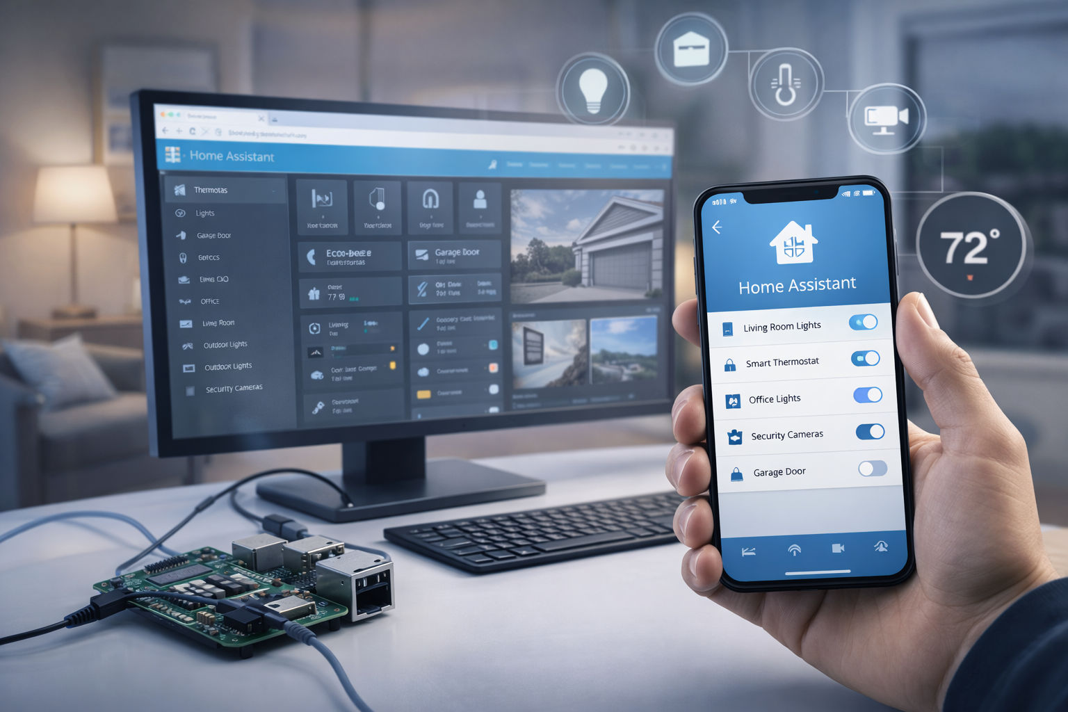 Monitor and Control Home Appliances