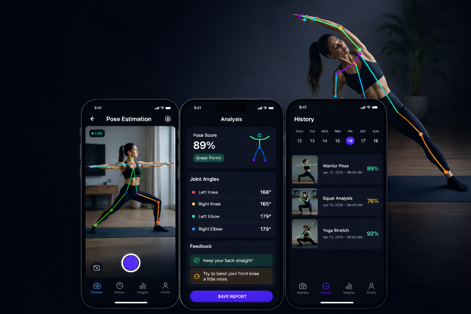 Mobile App for Pose Estimation