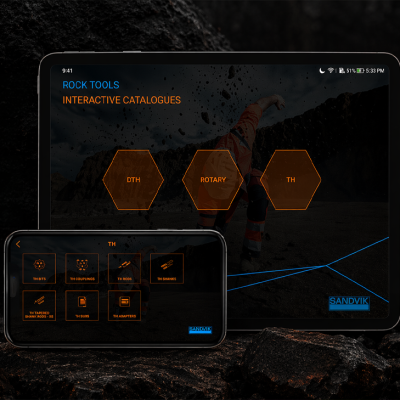 Mobile product catalogue app